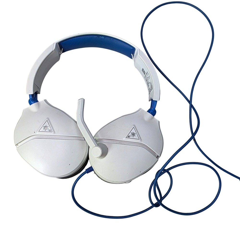 Turtle Beach Ear Force Recon 70P Gaming Headset‎ White PlayStation Xbox PC S2